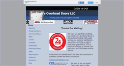 Desktop Screenshot of leesoverheaddoors.com